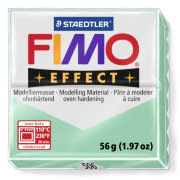 Полимерная глина FIMO Effect Double Jade Green, зеленый нефрит, 56г, FIMO [8020-506]