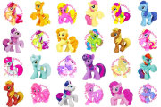 Мини-пони 'из мешка' - 24 пони, полный комплект 1 серии 2012, My Little Pony [35581-set1]