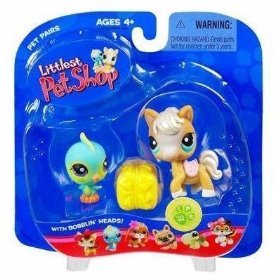 Зверюшки из серии 'Парочки' - Лошадка и Птичка, Littlest Pet Shop [51827] Зверюшки из серии 'Парочки' - Лошадка и Птичка, Littlest Pet Shop [51827]