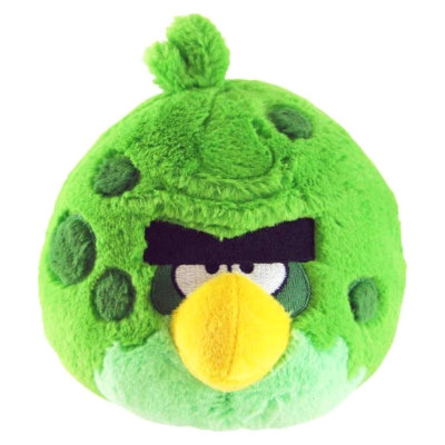 Мягкая игрушка &#039;Зеленая космическая злая птичка&#039; (Angry Birds Space - Green Bird), 12 см, со звуком, Commonwealth Toys [92570-G] Мягкая игрушка 'Зеленая космическая злая птичка' (Angry Birds Space - Green Bird), 12 см, со звуком, Commonwealth Toys [92570-G]