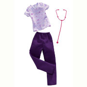 Одежда и аксессуары для Барби 'Медсестра', из серии 'Я могу стать...', Barbie [FXH96]