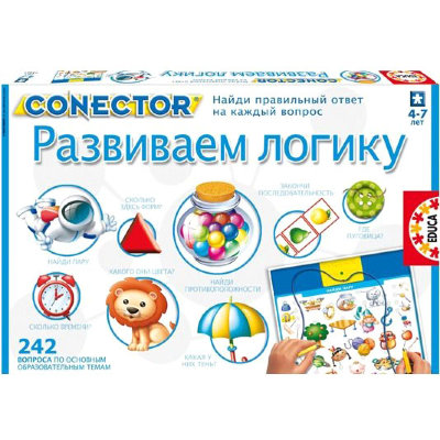 Электровикторина 'Развиваем логику', серия Connector, Educa [15461] Электровикторина 'Развиваем логику', серия Connector, Educa [15461]