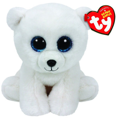 Мягкая игрушка &#039;Белый мишка Arctic&#039;, 16 см, из серии &#039;Beanie Boo&#039;s&#039;, TY [42108] Мягкая игрушка 'Белый мишка Arctic', 16 см, из серии 'Beanie Boo's', TY [42108]