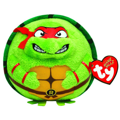 Мягкая игрушка 'Черепашка-ниндзя Рафаэль круглая', из серии Beanie Ballz, 11 см, TY [38254] Мягкая игрушка 'Черепашка-ниндзя Рафаэль круглая', из серии Beanie Ballz, 11 см, TY [38254]