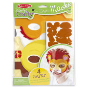 Набор для детского творчества 'Маски-сафари', Simply Crafty, Melissa&Doug [9478]