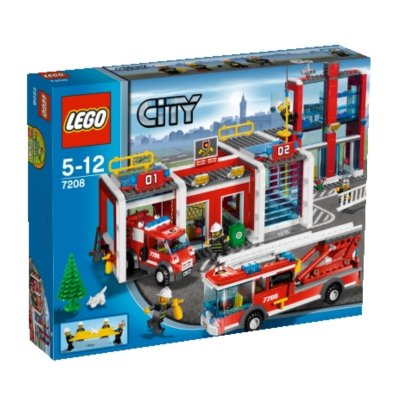 Конструктор 'Пожарная часть', из серии 'Пожарные', Lego City [7208] Конструктор 'Пожарная часть', из серии 'Пожарные', Lego City [7208]