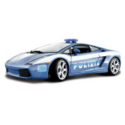 Модель полицейского автомобиля Lamborghini Gallardo 1:24, синяя, из серии Security Team, BBurago [18-22052]