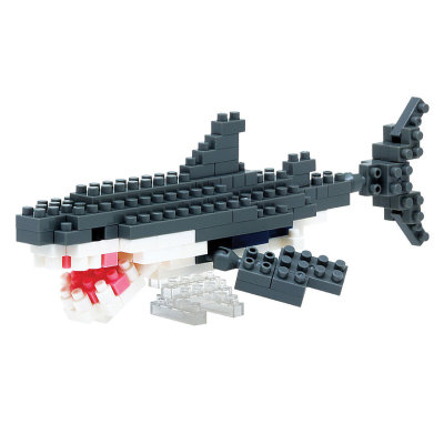 Конструктор &#039;Белая акула&#039; (Great White Shark) из серии &#039;Подводный мир&#039;, nanoblock [NBC-082] Конструктор 'Белая акула' (Great White Shark) из серии 'Подводный мир', nanoblock [NBC-082]