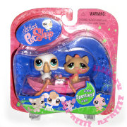 Зверюшки из серии 'Парочки' - Пеликан и Котёнок, специальная серия, Littlest Pet Shop [68652]
