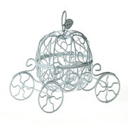Кукольная садовая миниатюра 'Декоративная карета', металлическая, ScrapBerry's [SCB27054]