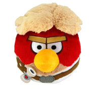 Мягкая игрушка 'Злая птичка Люк Скайуокер' (Angry Birds Star Wars - Luke Skywalker), 20 см, Commonwealth Toys [93171-LS]