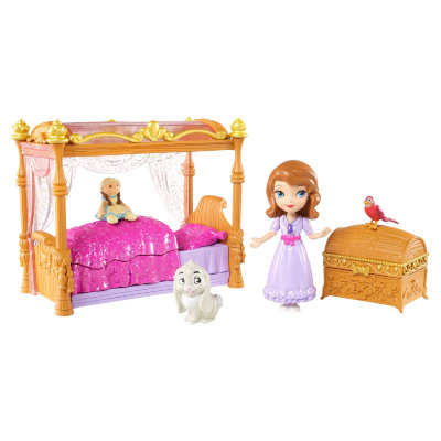 Игровой набор 'Королевская кровать' с мини-куклой, Sofia The First (София Прекрасная), Mattel [Y6648] Игровой набор 'Королевская кровать' с мини-куклой, Sofia The First (София Прекрасная), Mattel [Y6648]
