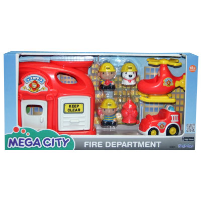 * Игрушка &#039;Пожарная станция&#039; (Fire Station), из серии Mega City, Keenway [32804] Игрушка 'Пожарная станция' (Fire Station), из серии Mega City, Keenway [32804]