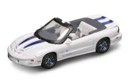Модель автомобиля Pontiac Firebird Trans Am 1999, белая, 1:43, Yat Ming [94240W]