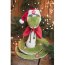 Мягкая игрушка 'Змей Санта', в шапочке Деда Мороза, 18 см, Orange Exclusive [ОХ016/18] - ОХ016-36b4.jpg