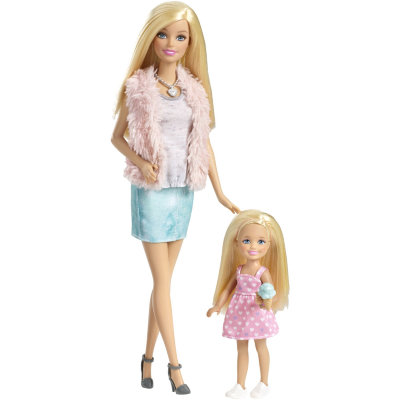 Куклы Barbie и Chelsea, из серии 'Сестры Барби', Mattel [CGT44] Куклы Barbie и Chelsea, из серии 'Сестры Барби', Mattel [CGT44]
