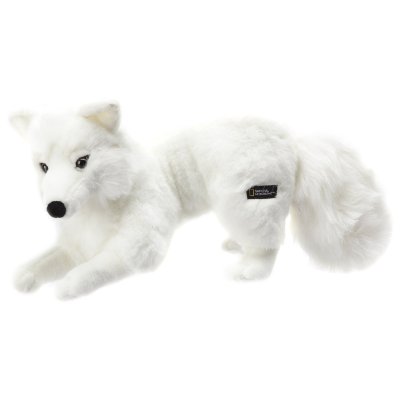 Мягкая игрушка &#039;Песец - полярная лисица&#039;, лежащая, 35 см, National Geographic [1506600] Мягкая игрушка 'Песец - полярная лисица', лежащая, 35 см, National Geographic [1506600]