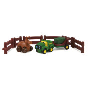 * Игровой набор 'Трактор Джонни и его друзья - с лошадкой' (Farm Adventure Playset), John Deere, Tomy [37722-3]