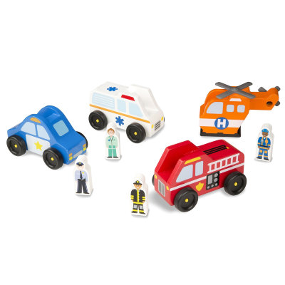 Игровой набор 'Спецслужбы', из серии 'Деревянный мир' (Whittle World), Melissa&amp;Doug [9285] Игровой набор 'Спецслужбы', из серии 'Деревянный мир' (Whittle World), Melissa&Doug [9285]