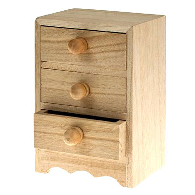 Кукольный комод, деревянный, 1:6, ScrapBerry&#039;s [SCB350116] Кукольный комод, деревянный, 1:6, ScrapBerry's [SCB350116]