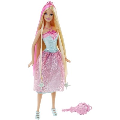 Кукла Барби блондинка, из серии &#039;Королевство роскошных волос&#039;, Barbie, Mattel [DKB60] Кукла Барби блондинка, из серии 'Королевство роскошных волос', Barbie, Mattel [DKB60]