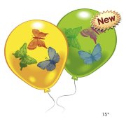Набор воздушных шариков 'Бабочки', 8 шт, Everts [48368]