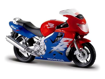Модель мотоцикла Honda CBR 600F, 1:18, красно-синяя, Bburago [18-51004] Модель мотоцикла Honda CBR 600F, 1:18, красно-синяя, Bburago [18-51004]