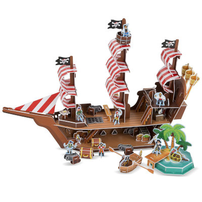 Конструктор-игра &#039;Пиратский корабль&#039;, 3D Puzzle, Melissa&amp;Doug [9045] Конструктор-игра 'Пиратский корабль', 3D Puzzle, Melissa&Doug [9045]
