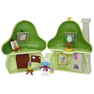 Игровой набор 'Домик-грибок Смурфика-Художника' (Painter Smurf Mushroom House), 6 см, Jakks Pacific [22226] Игровой набор 'Домик-грибок Смурфика-Художника' (Papa Smurf Mushroom House), 6 см, Jakks Pacific [22226]