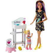 Игровой набор 'Приучение к горшку', из серии 'Skipper Babysitters Inc.', Barbie, Mattel [FJB01]