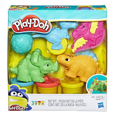 Набор для детского творчества с пластилином &#039;Малыши-Динозаврики&#039;, Play-Doh/Hasbro [E1953] Набор для детского творчества с пластилином 'Малыши-Динозаврики', Play-Doh/Hasbro [E1953]