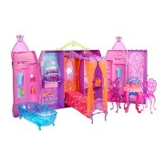 * Игровой набор 'Переносной Замок Принцессы', серия 'Потайная дверь', Barbie, Mattel [BLP41]