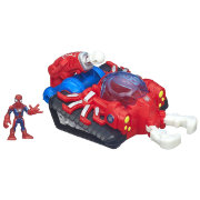 Игровой набор 'Танк Человека-Паука' (Web Strike Tank & Spider-Man) 6см, Super Hero Adventures, Playskool Heroes, Hasbro [A5665]