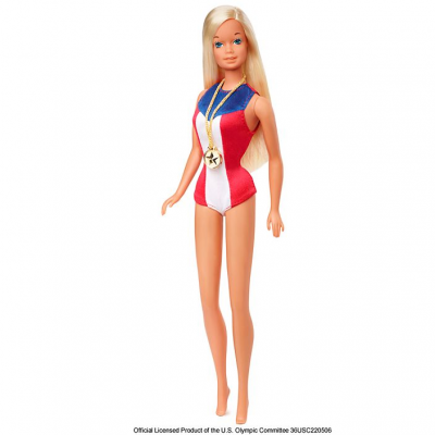 Кукла Барби &#039;Золотая медаль&#039; (Gold Medal), Barbie Signature, Black Label, коллекционная, Mattel [GPC77] Кукла Барби 'Золотая медаль' (Gold Medal), Barbie Signature, Black Label, коллекционная, Mattel [GPC77]