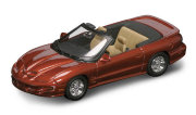 Модель автомобиля Pontiac Firebird Trans Am 1999, красно-коричневый металлик, 1:43, Yat Ming [94240R]