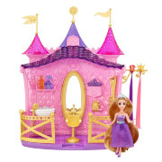 Игровой набор 'Салон красоты Рапунцель' (Rapunzel's Shimmer Style Salon), c мини-куклой 10 см, из серии 'Принцессы Диснея', Mattel [BDJ57]