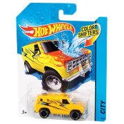 Модель автомобиля Baja Break, изменяющая цвет: желтый-в-оранжевый, из серии 'Color Shifters', Hot Wheels, Mattel [BHR18]