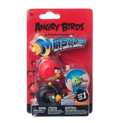 Дополнительный набор из двух птичек-мялок 'Сердитые птички' (Angry Birds Mashems), красная и черная птички, Tech4kids [50281] Дополнительный набор из двух птичек-мялок 'Сердитые птички' (Angry Birds Mashems), красная и черная птички, Tech4kids [50281]