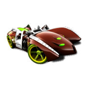Коллекционная модель автомобиля Arachnorod - Thrill Racers - Swamp Rally 2012, коричнево-зеленая, Hot Wheels, Mattel [V5494]