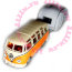 Модель микроавтобуса Volkswagen Bus Samba с прицепом 1:72, Cararama [128] - car128c.lillu.ru.jpg