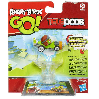 Дополнительная машинка &#039;Свинка-пилот&#039;, Angry Birds Go! TelePods, Hasbro [A6028-7] Дополнительная машинка 'Свинка-пилот', Angry Birds Go! TelePods, Hasbro [A6028-7]