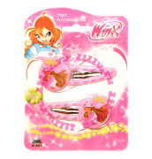 Заколки для волос 'Winx Club - Flora', 2шт., розовые [10356pf]