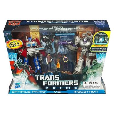Игровой набор с трансформерами 'Оптимус Прайм против Мегатрона' (Optimus Prime VS Megatron), из серии 'Transformers Prime', Hasbro [36493] Игровой набор с трансформерами 'Оптимус Прайм против Мегатрона' (Optimus Prime VS Megatron), из серии 'Transformers Prime', Hasbro [36493]