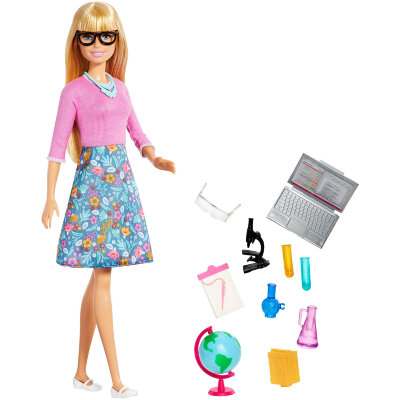 Кукла Барби &#039;Учитель&#039;, из серии &#039;Я могу стать&#039;, Barbie, Mattel [GJC23] Кукла Барби 'Учитель', из серии 'Я могу стать', Barbie, Mattel [GJC23]