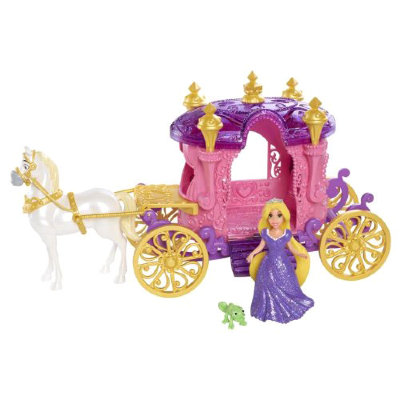 Игровой набор &#039;Королевская карета Рапунцель&#039; (Rapunzel&#039;s Royal Carriage), c мини-куклой 10 см, из серии &#039;Принцессы Диснея&#039;, Mattel [BDK06] Игровой набор 'Королевская карета Рапунцель' (Rapunzel's Royal Carriage), c мини-куклой 10 см, из серии 'Принцессы Диснея', Mattel [BDK06]