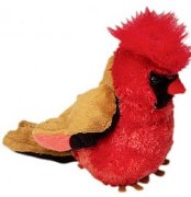 Мягкая игрушка 'Красный кардинал', 21 см, со звуком, National Geographic [1506709c]