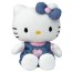 Мягкая игрушка 'Хелло Китти' (Hello Kitty), в синем, 27 см, Jemini [021877b] - 021493-bleu1ys.jpg