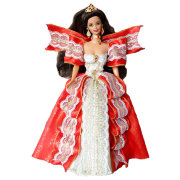 поврежденная упаковка - Кукла Барби 'Счастливого Рождества - 1997 год' (Barbie Happy Holidays), коллекционная, Mattel [17832]