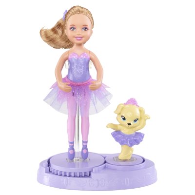 Кукла Челси 'Юная балерина с собакой', из серии 'Балерина в розовых пуантах', Mattel Barbie [X8818] Кукла Челси 'Юная балерина с собакой', из серии 'Балерина в розовых пуантах', Mattel [X8818]