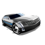 Коллекционная модель автомобиля Cadillac Sixteen Concept - HW City 2013, титан, Mattel [X1662]